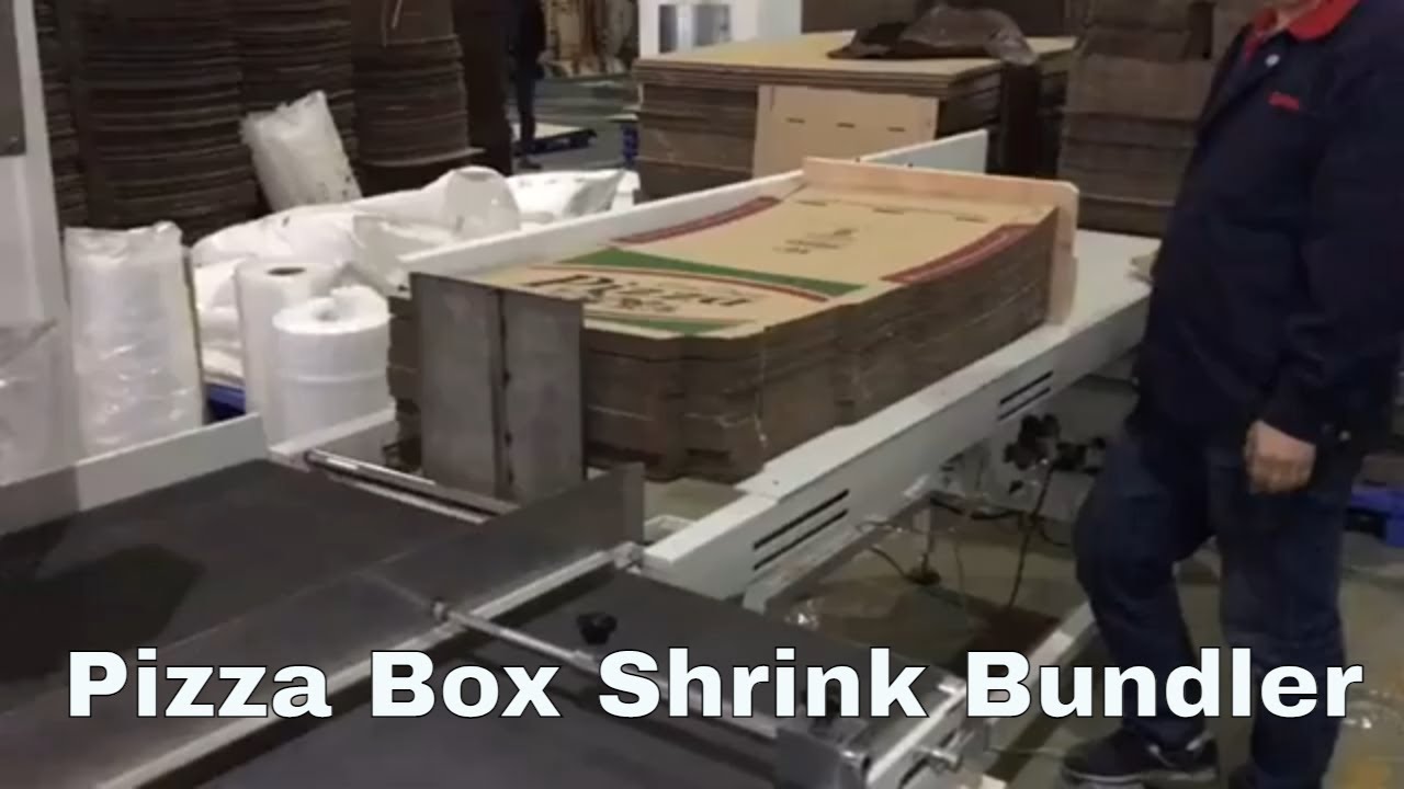 Pizza Box Cardboard Shrink Wrap Packing Bundler