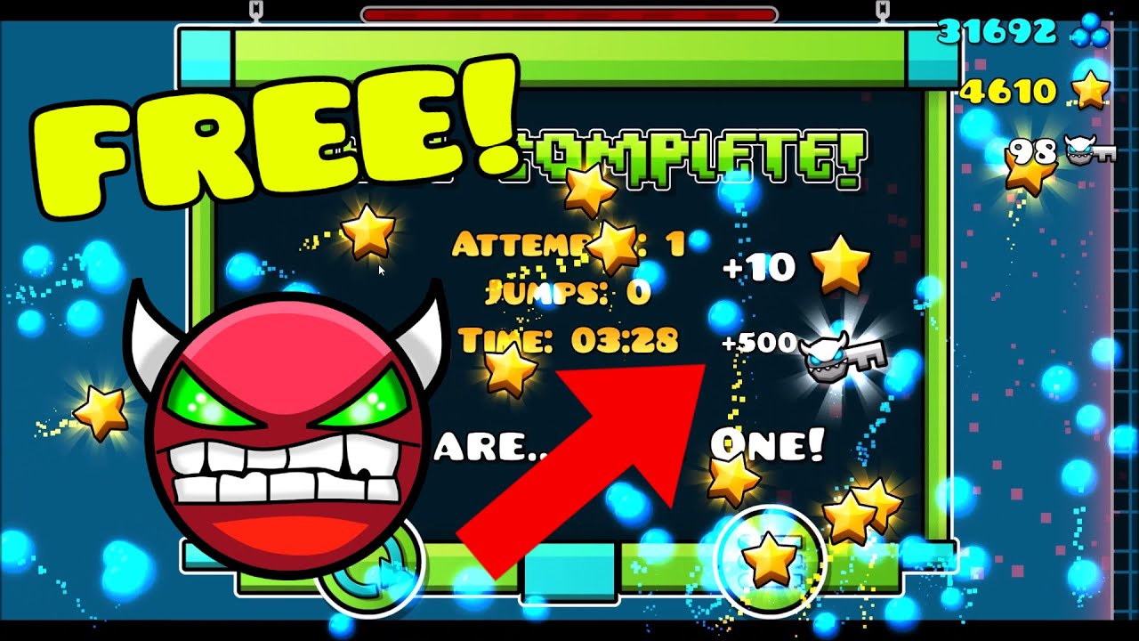 FREE DEMON!! (GO GET BEFORE IT GETS PATCHED!) | Geometry Dash
