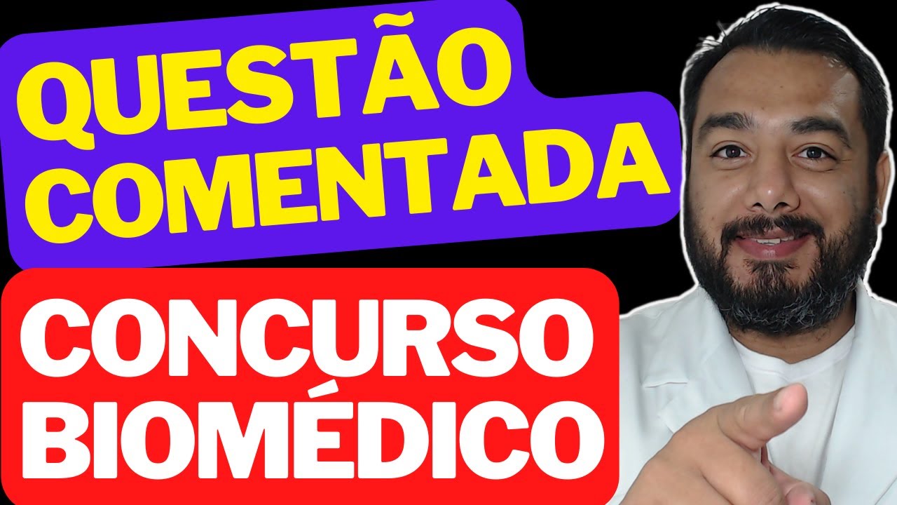 PQ1) Questões Comentadas Concurso Público Biomédico Parasitologia | Prof. Dr. Victor Proença
