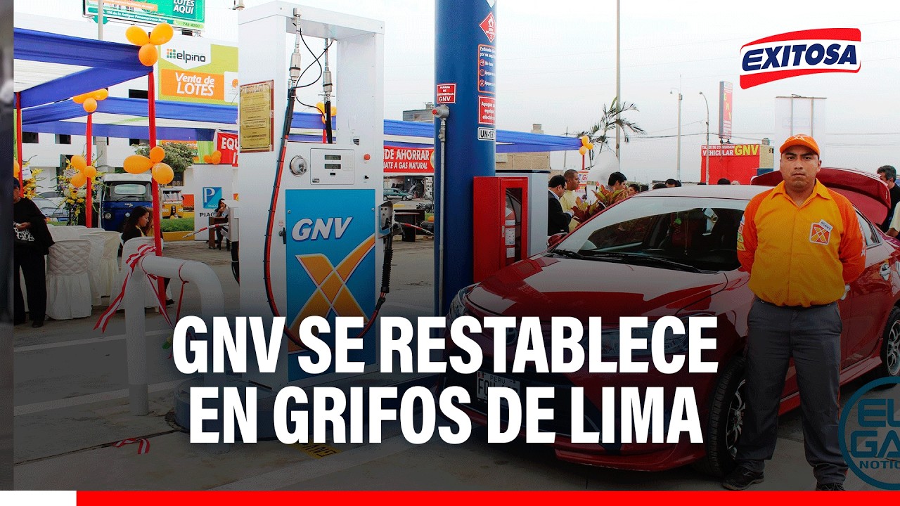 🔴🔵 GNV se restablece en grifos de Lima, afirma premier Denisse Miralles