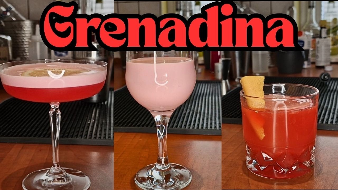 Grenadina, nie tylko w shotach, syrop z granatu - Pink lady, różowa pantera i blinker