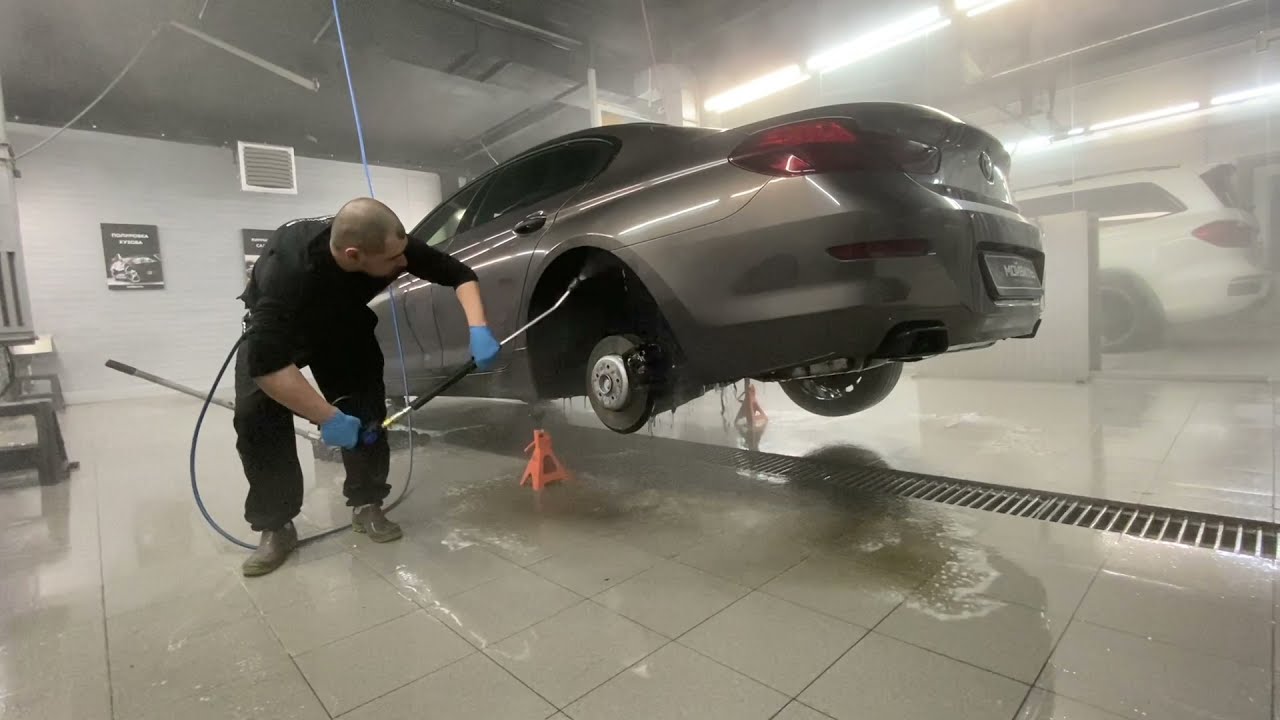 Химчистка колесных ниш и арок на BMW 6 серия || Мойвилль || Автомойка и Детейлинг