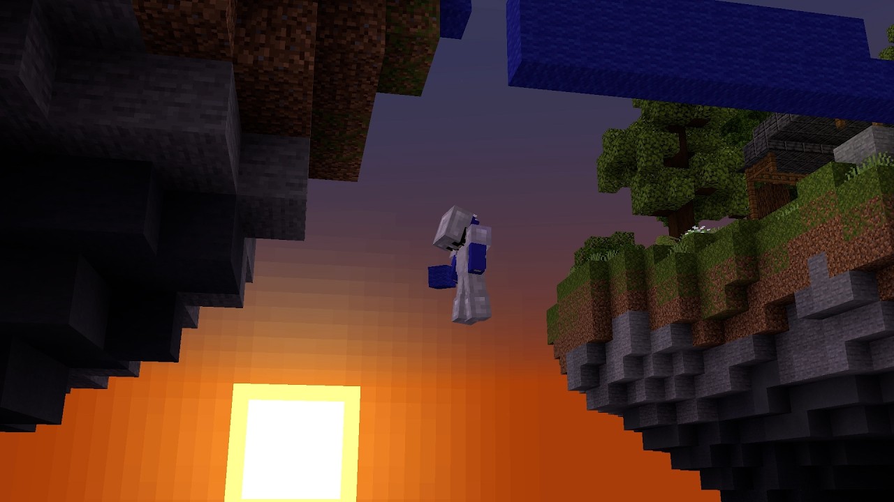 Waffle Falling Dying and Crying in Minecraft for 14:16 Minutes