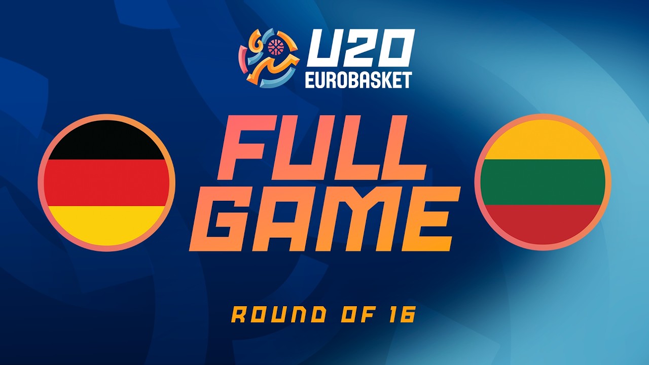 Round of 16 | Germany v Lithuania | Full Basketball Game | FIBA U20 Women's EuroBasket 2026