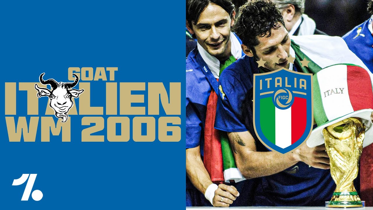 Italien 2006: Wie Pirlo, Totti, Cannavaro & Co. die Fussball-Welt eroberten! OneFootball GOATs