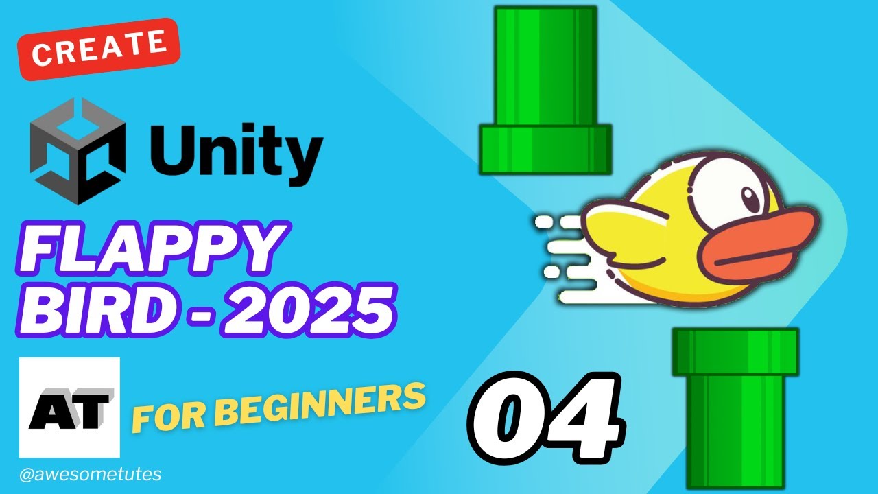 Unity mobile game development 2025 | Making Flappy Bird | Tutorial series for beginners - Part 4