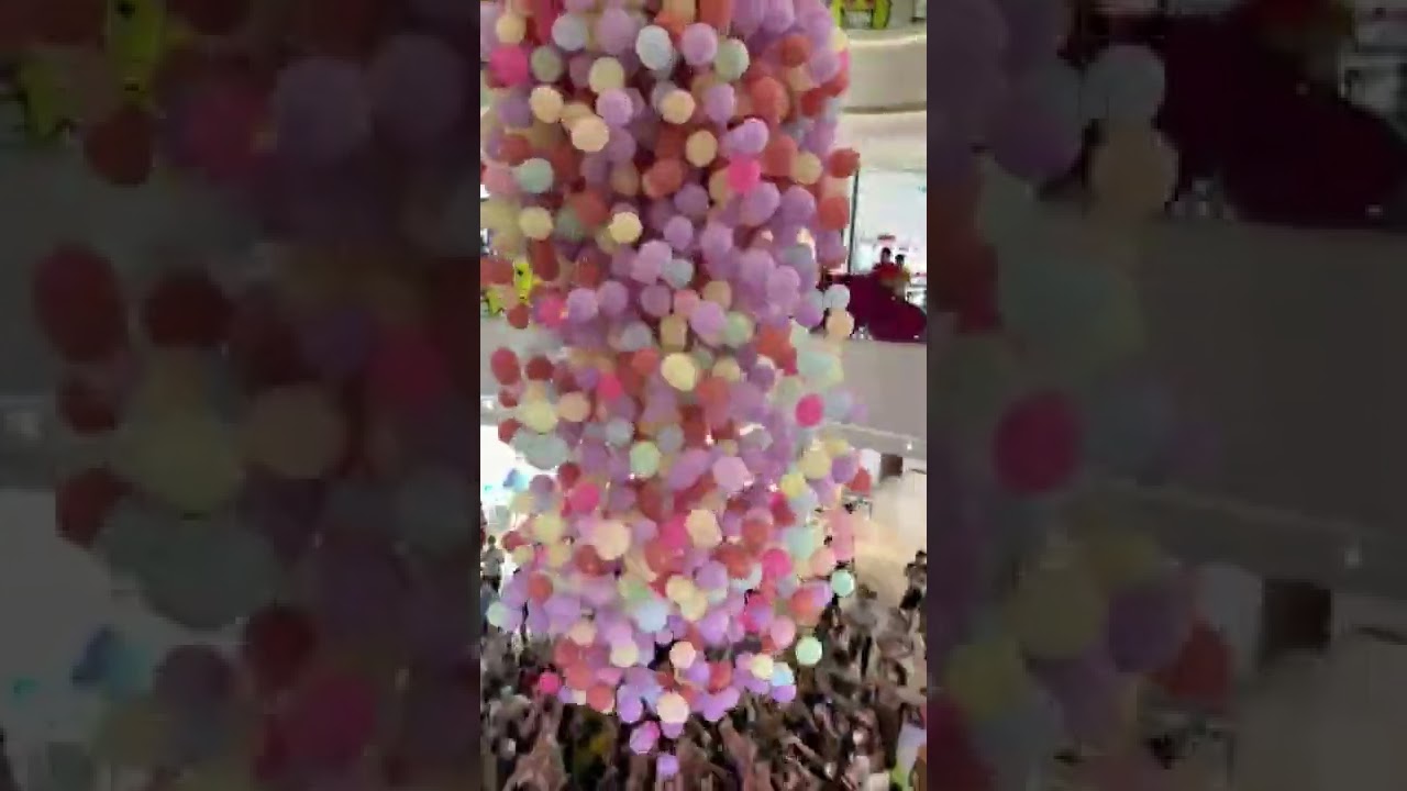 Balloons Rain 😅😅 #shorts #balloon