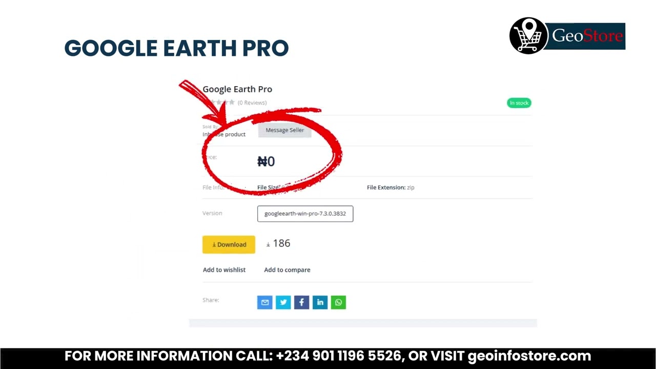How to Download Google Earth Pro for FREE in Nigeria | GeoStore