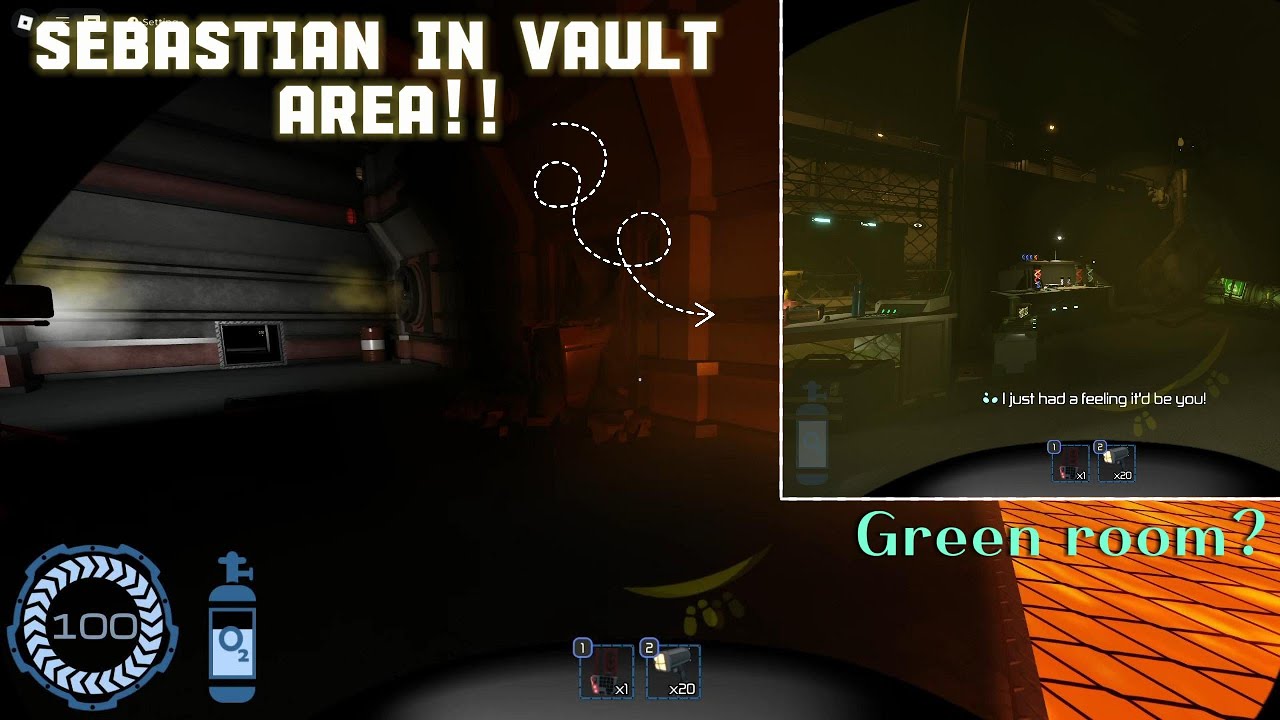 I FOUND SEBASTIAN IN VAULT AREA - ROBLOX PRESSURE WORTH THE WAIT update