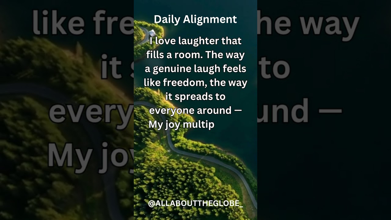 🌿 Daily Alignment ✨ The Magic of Laughter