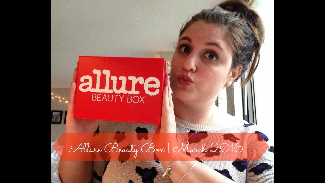 Allure Beauty Box Unboxing! | March 2016