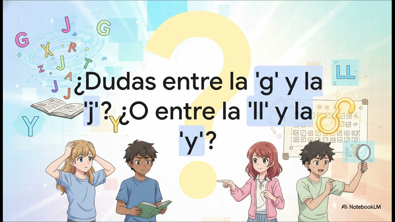 Ortografía: Uso de las letras Y, LL, G y J