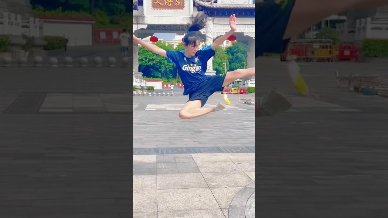 Hacky Sack Chinese #jianzi #shuttlecock #shorts