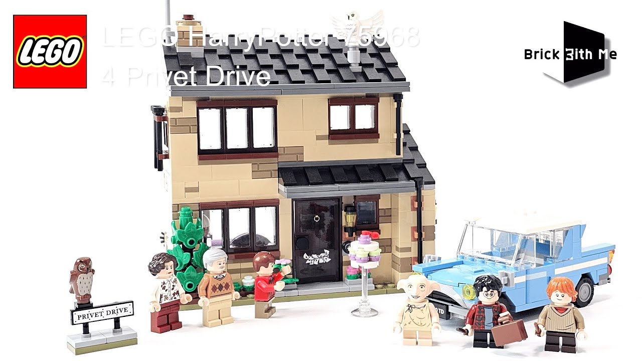 LEGO HarryPotter 75968 4 Privet Drive speedbuild BrickwithMe