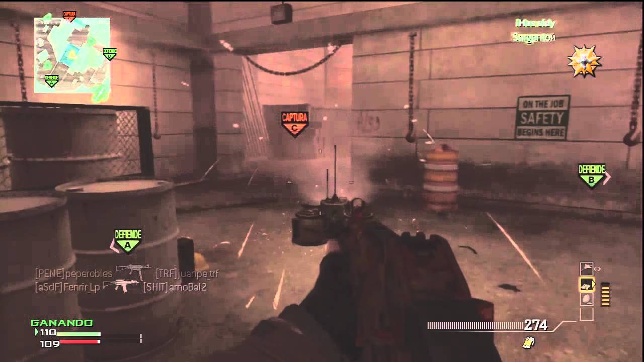 MW3 - MOAB ASALTO! Dominio HardHat Mp5 (UAV, SMI, A.precisión)  59-7