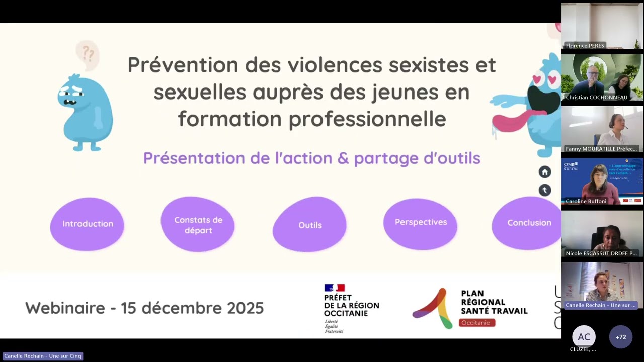 Prévention des violences sexistes et sexuelles pour les jeunes en formation professionnelle