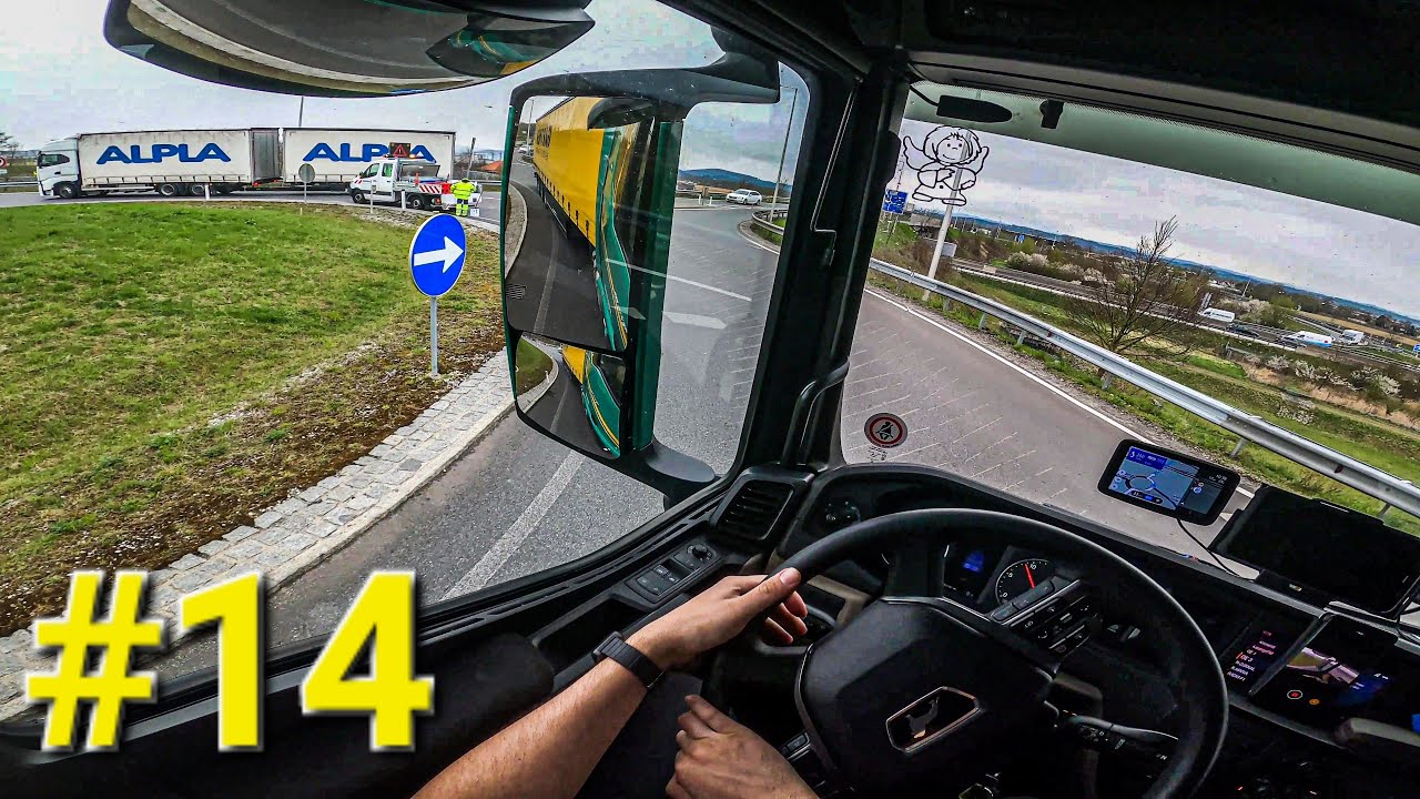 POV TRUCK Driving MAN TGX 510 | Austria Steyr-Linz 🇦🇹