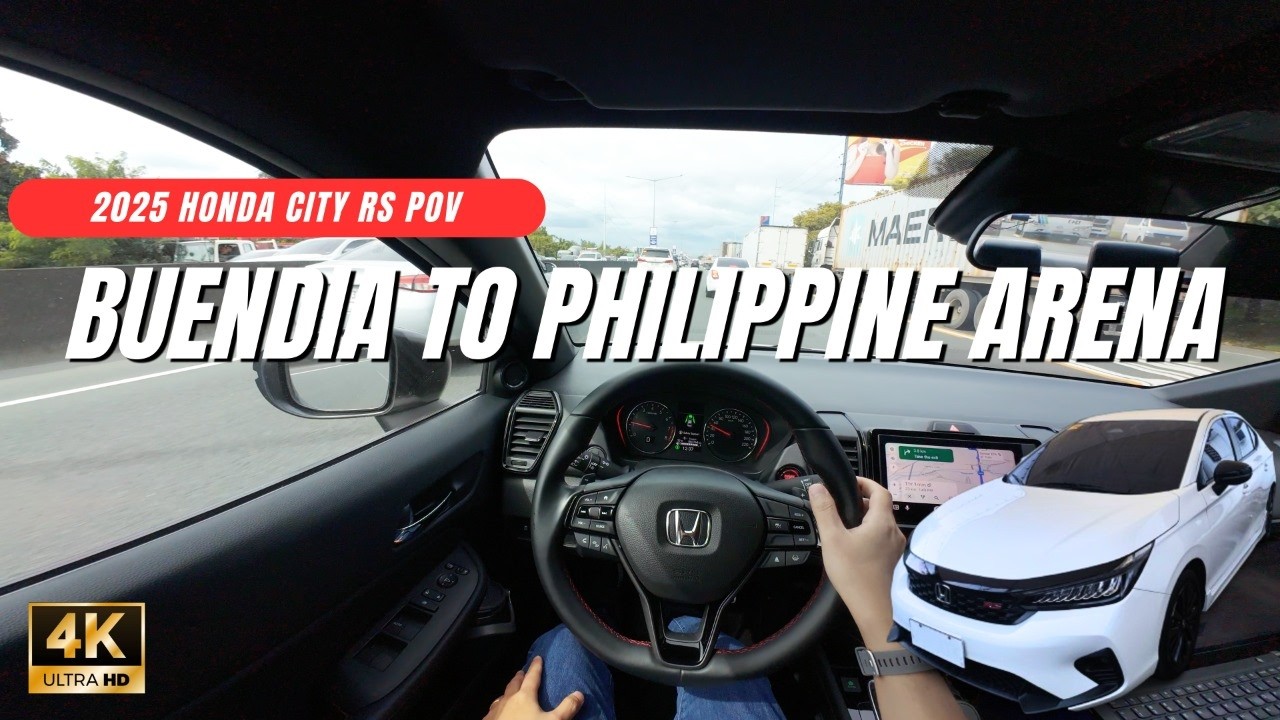 2025 Honda City RS POV | ASMR | Buendia to Philippine Arena via Skyway and NLEX