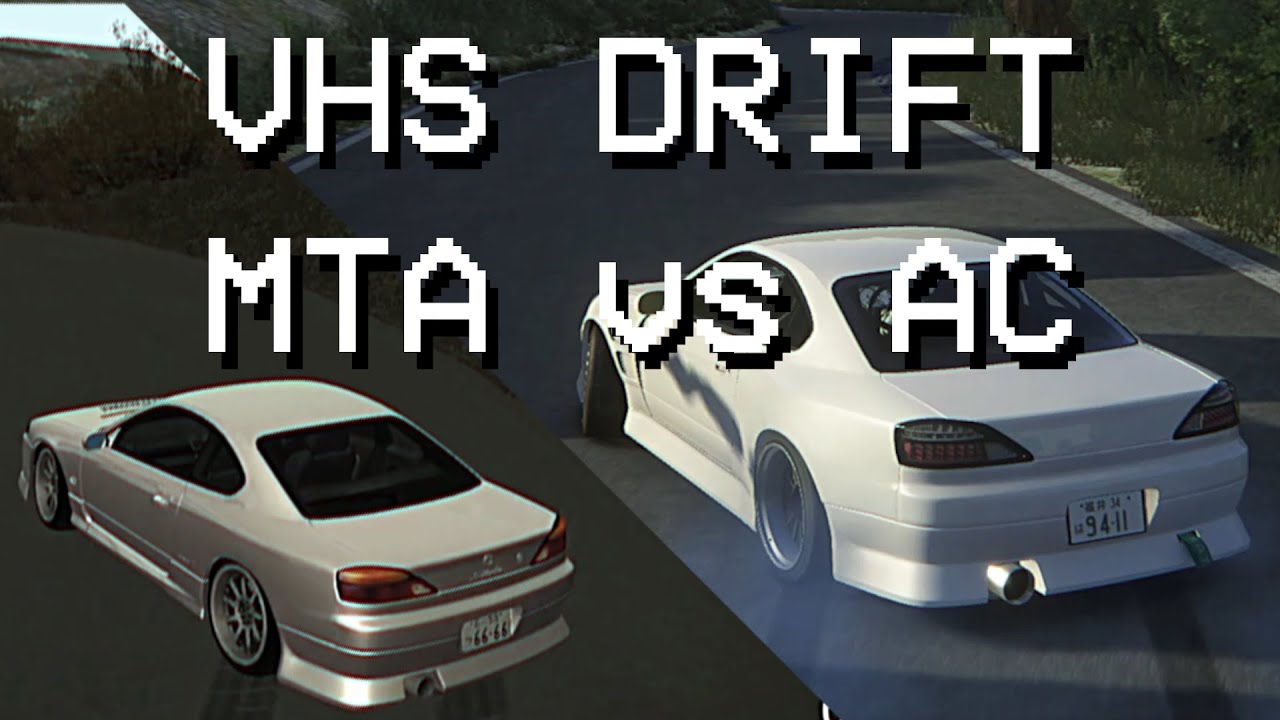 MTA vs ASSETTO CORSA || PHONK VHS DRIFT EDIT .
