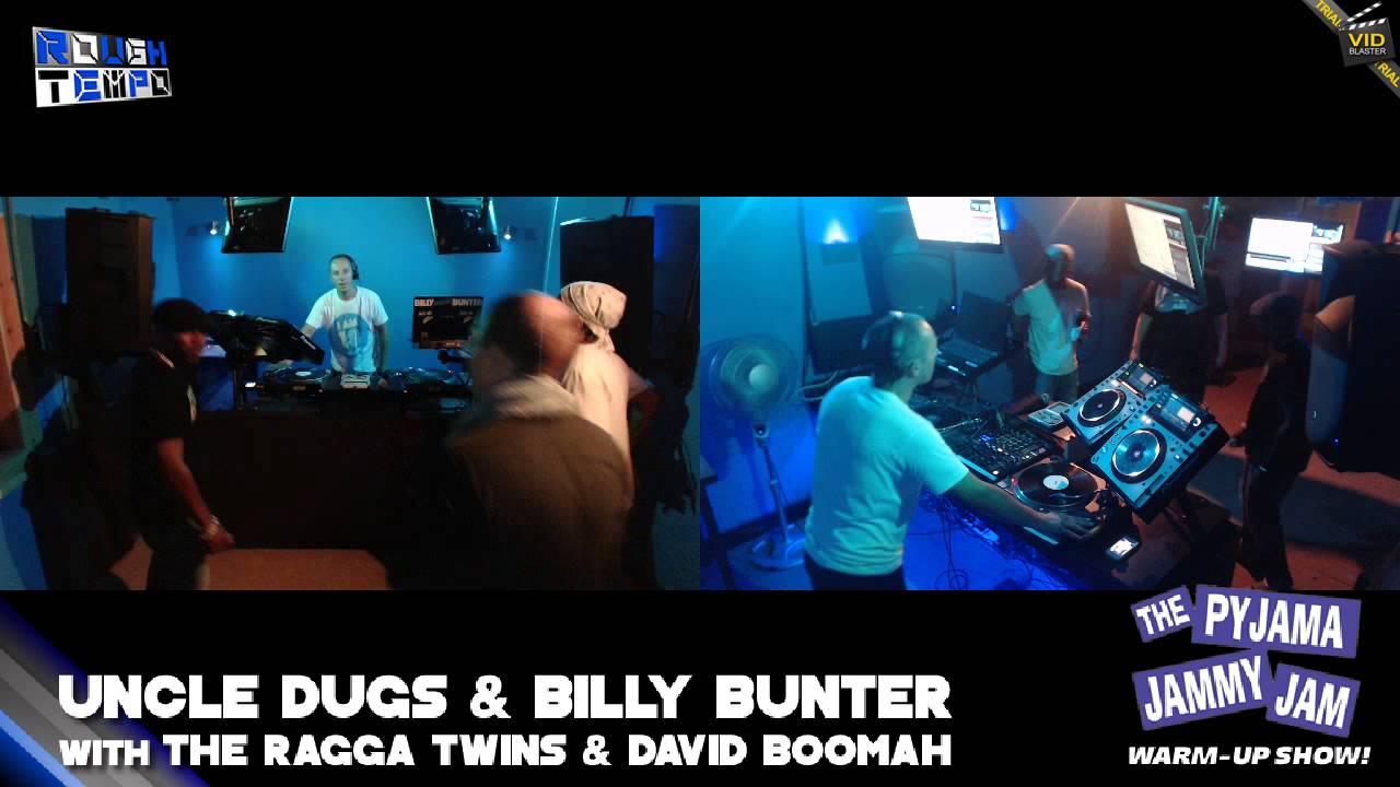 UNCLE DUGS & BILLY BUNTER With DAVID BOOMAH & THE RAGGA TWINS - Rough Tempo LIVE! - July 2013
