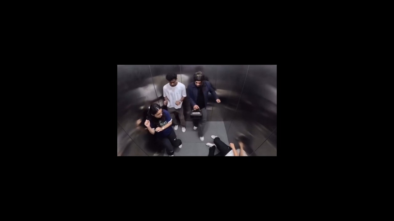 Let's Dance, Prank in the elevator