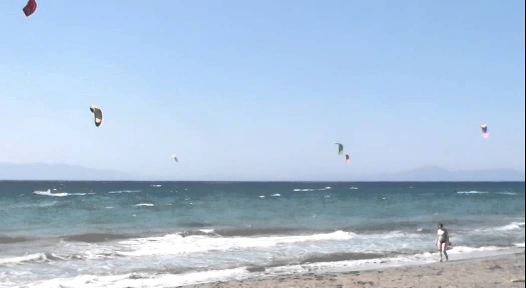 kite surf at fanes rhodes west coast