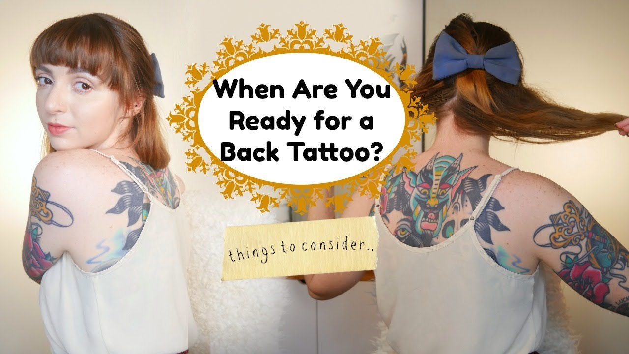 When to get a full back Tattoo. Newbies VS Collectors