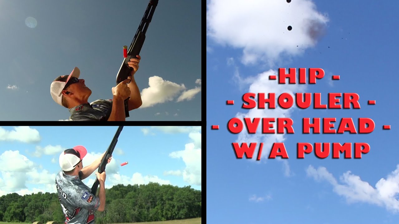 3 Position Exhibition Combo Shot w/ a Pump - Hip-Shoulder-Over the Head