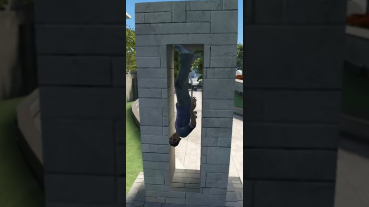 INSANE Thread the needle #gaming #gamingshorts #skate3 #skate3glitch #shorts