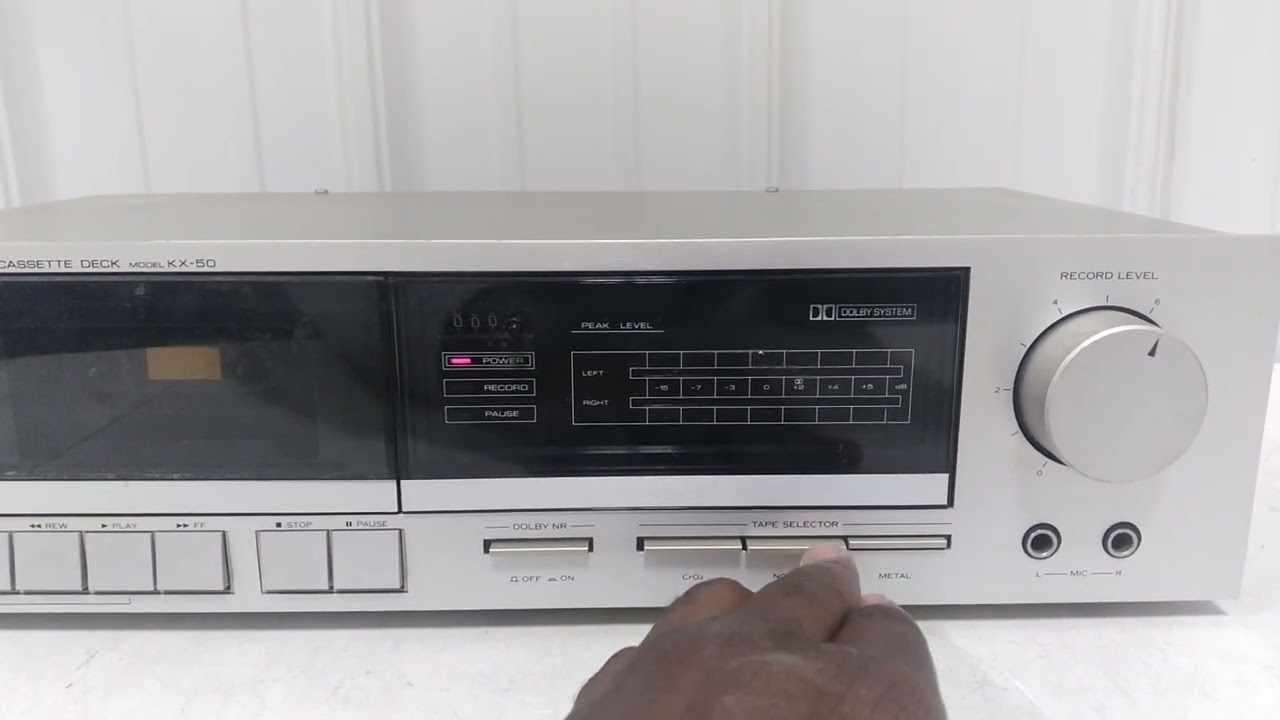 Kenwood Stereo Cassette Deck model Kx-50