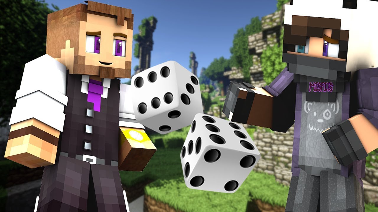 WE PLAYED MINECRAFT MURDER MYSTERY BUT WE ROLLED A DICE TO KNOW WHO COULD BE KILLED!