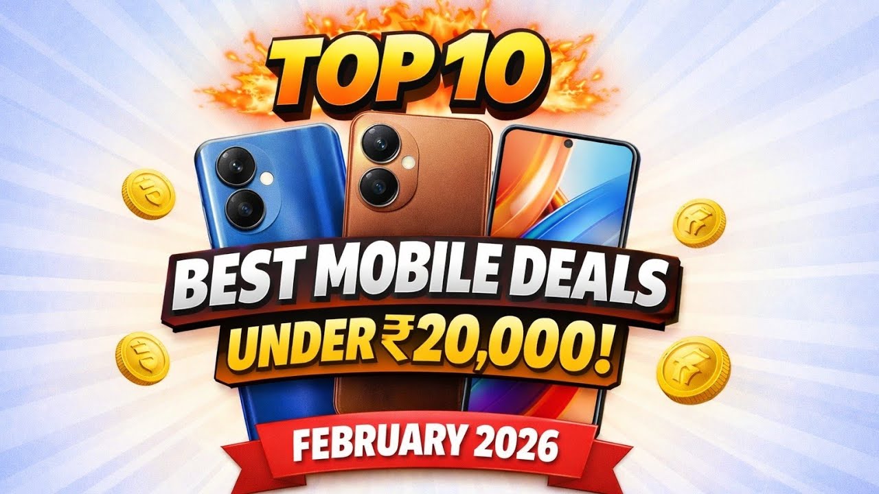 🔥 Top 10 Best Mobile Deals Under ₹20,000 | February 2026 #bivusworld #mobiledeals #under20000