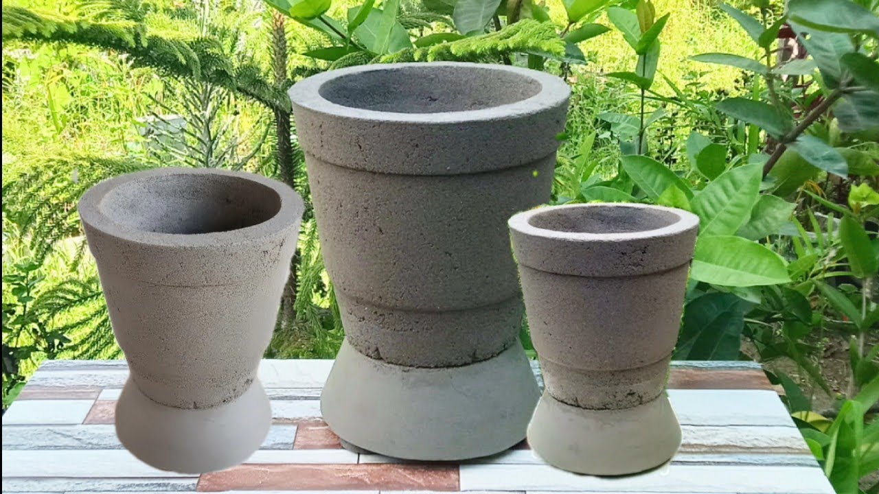 355 | design and make decorative cement planters | cement crafting