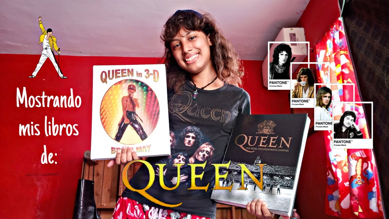 Mostrando mi colecci&oacute;n de libros de Queen ❤️✨