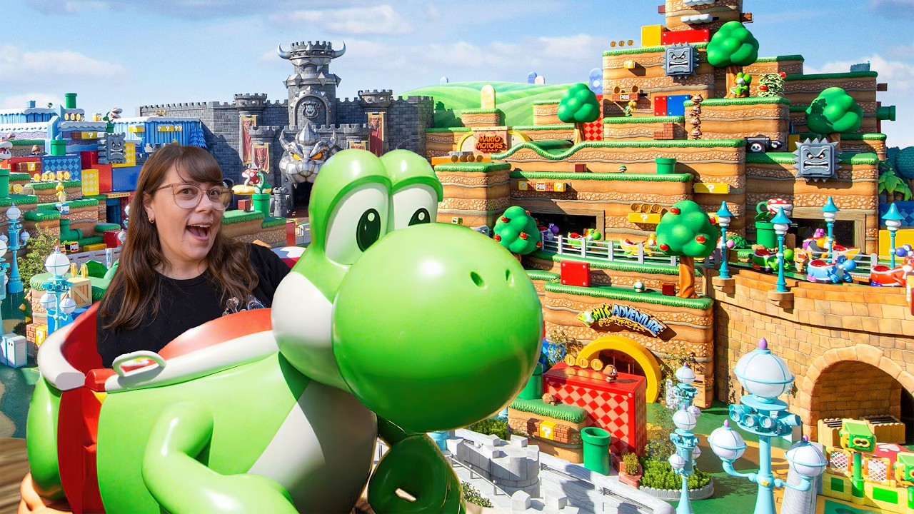 Super Nintendo World In Japan is SO DIFFERENT! 😳