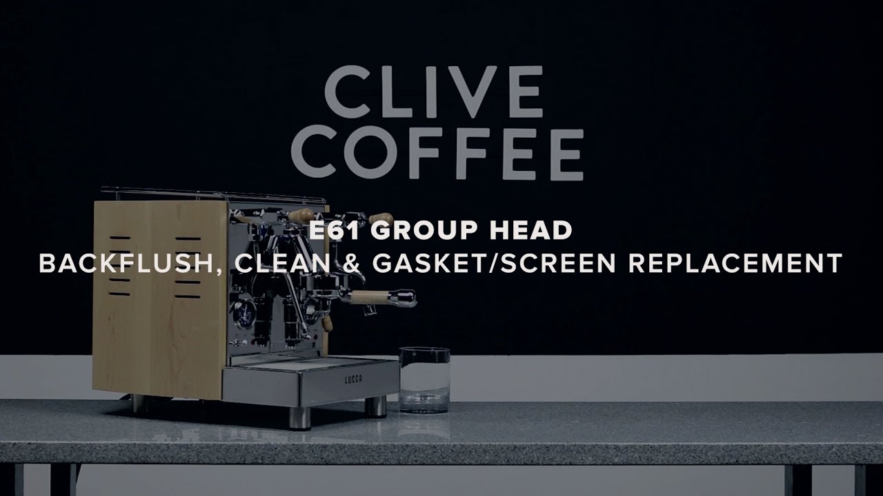 E61 Group Head | Backflush, Clean & Gasket / Screen Replacement