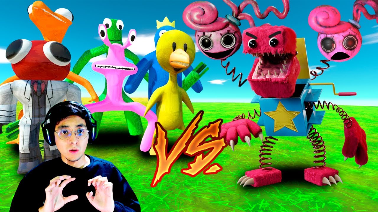 BOXY BOO SE FUCIONA CON MOMMY LONGS Y BATALLA CONTRA LOS RAINBOW FRIENDS | JehxTp