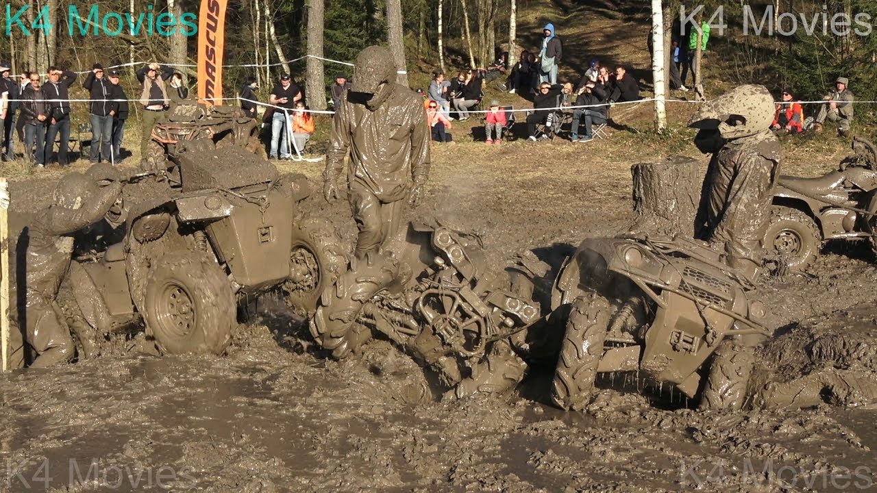 ATVs vs water pit | ATV mud race | Oro 2017