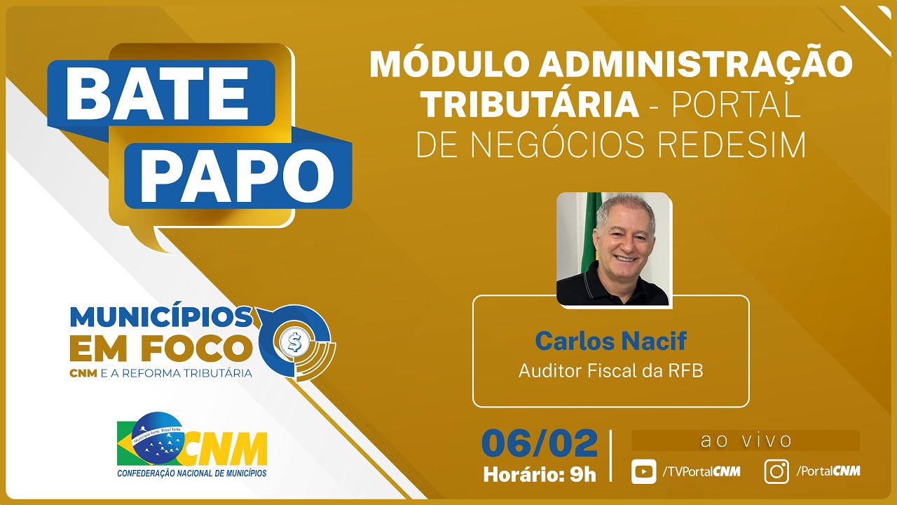 Bate-Papo | Módulo Administração Tributária - Portal de Negócios Redesim