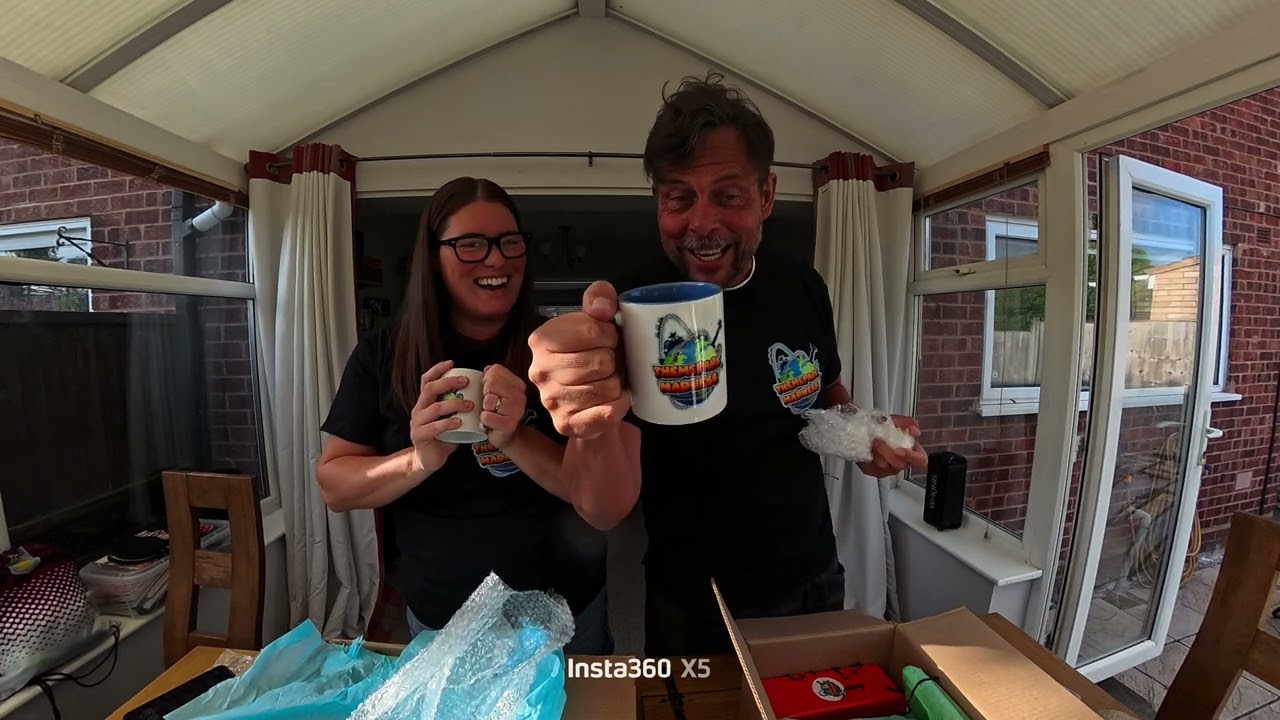 The Coyles &hellip;. Have a great time unboxing the Themepark Madness Merchandise. @themepark_madness