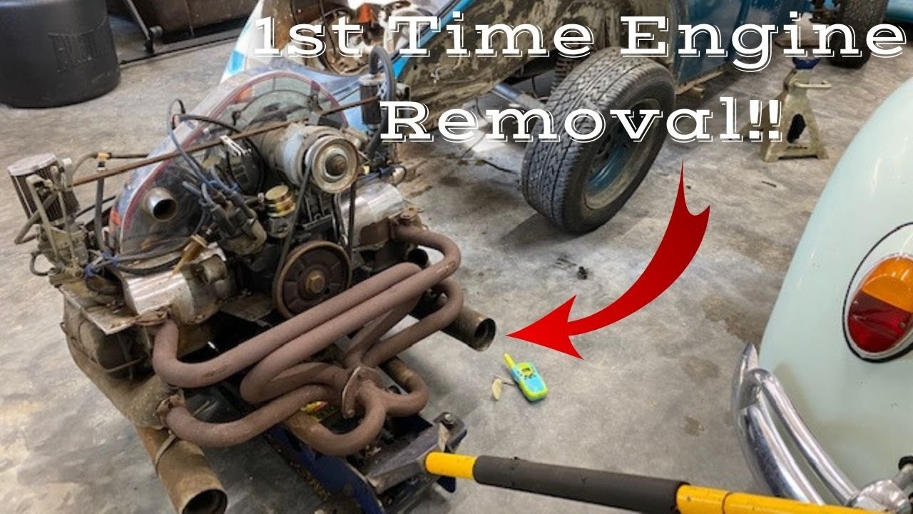VW engine removal