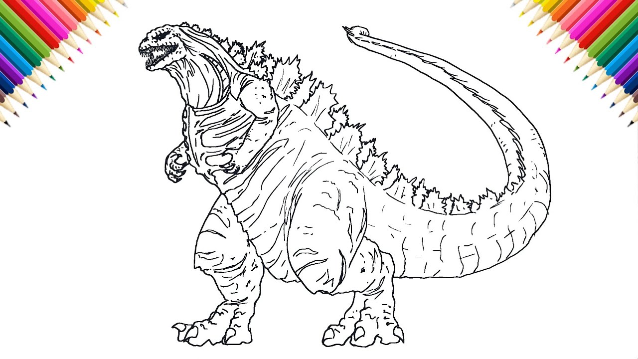 How to Draw Shin Godzilla Full Body