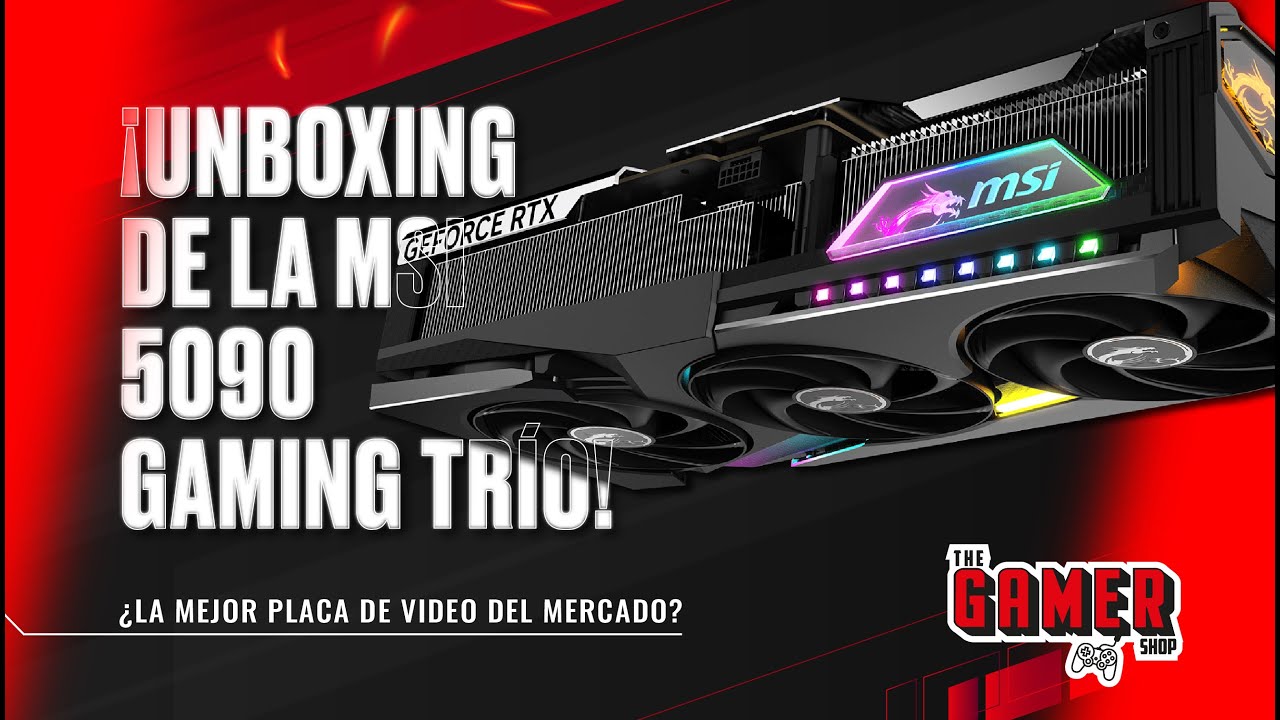 🚀 Unboxing de la MSI 5090 Gaming Trío. 🎮
