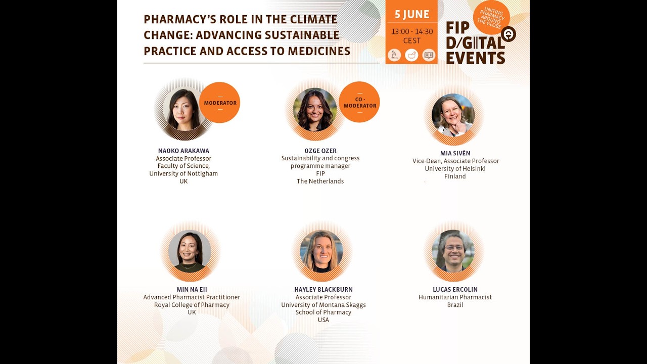 Pharmacy&rsquo;s role in the climate change: Advancing sustainable practice and access to medicines