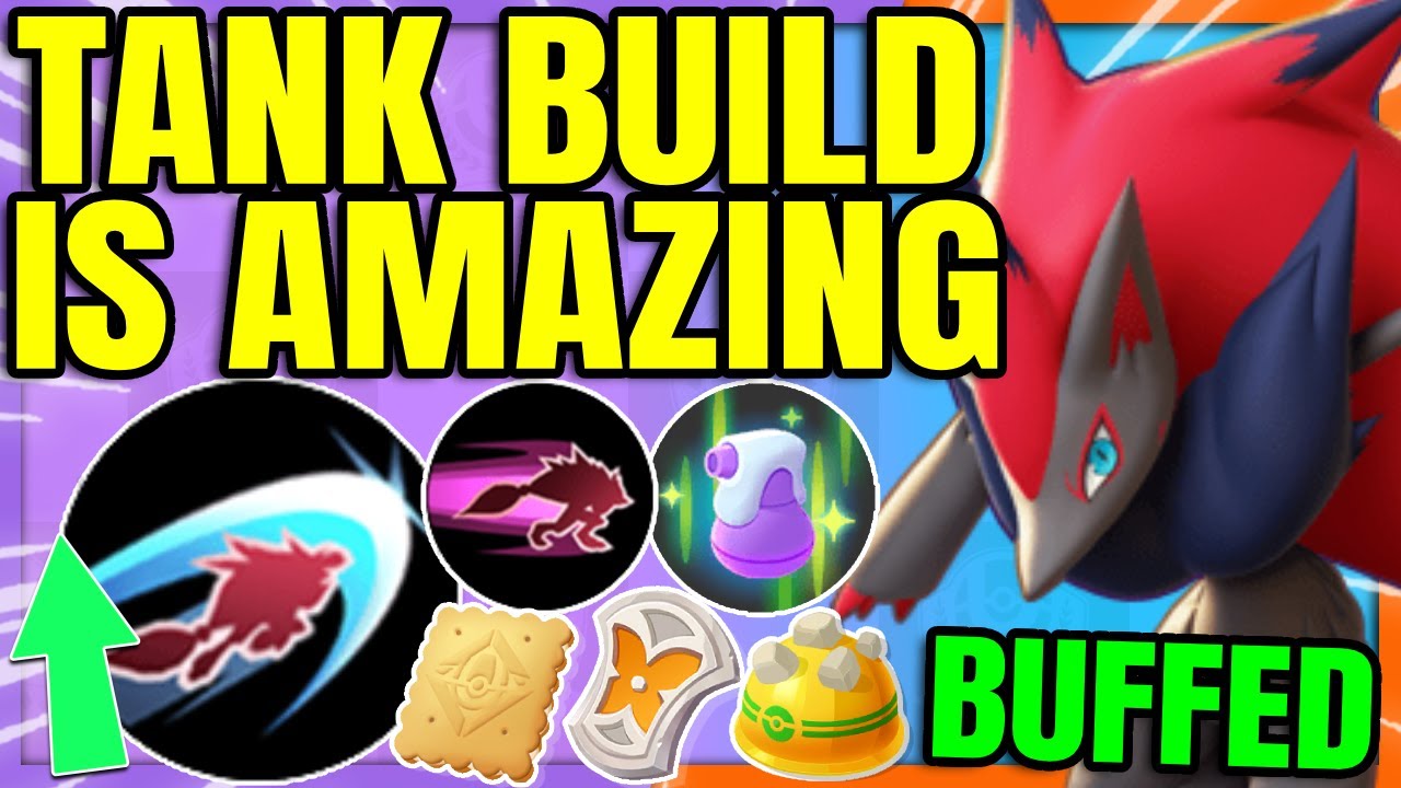 BUFFED CUT HEALING makes TANK ZOROARK a legit BUILD | Pokemon Unite