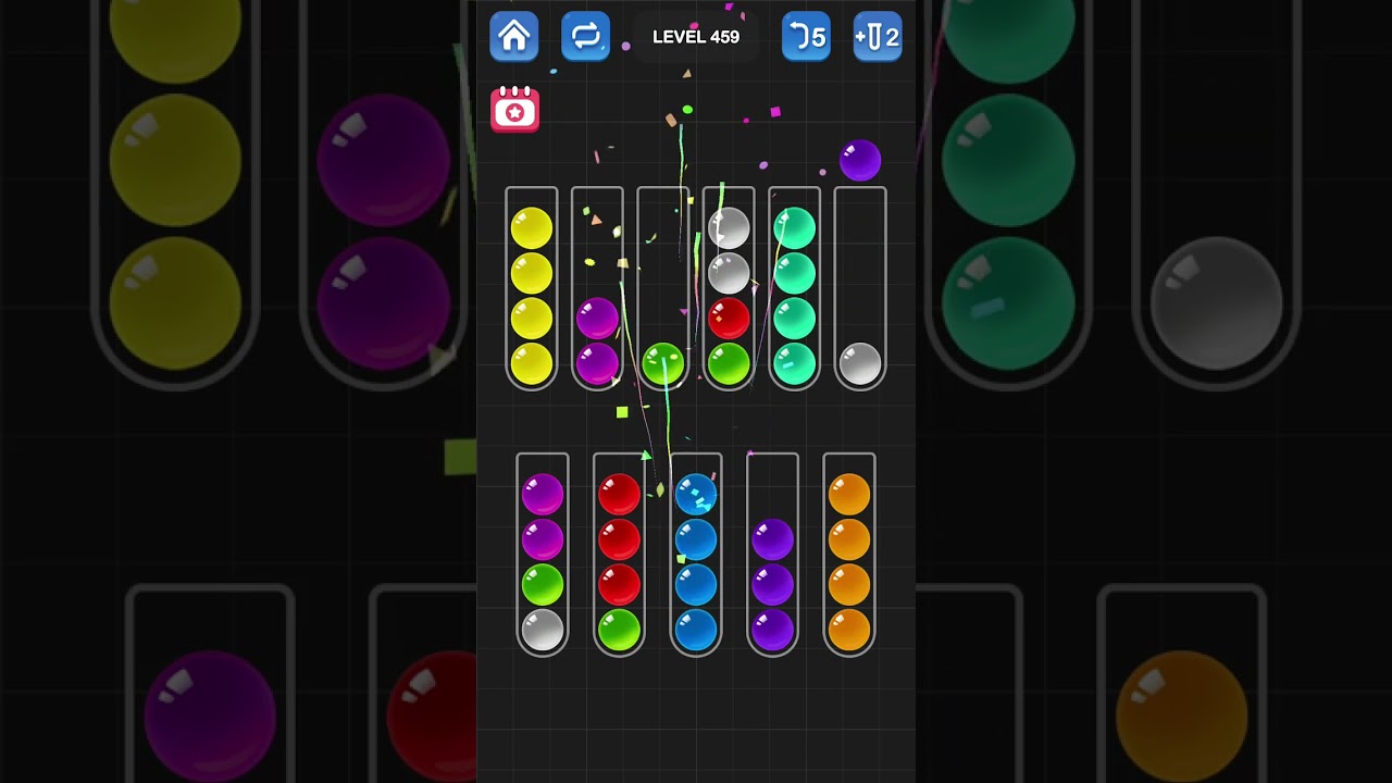 Ball Sort Puzzle by Guru Game: Levels 456, 457, 458, 459, 460