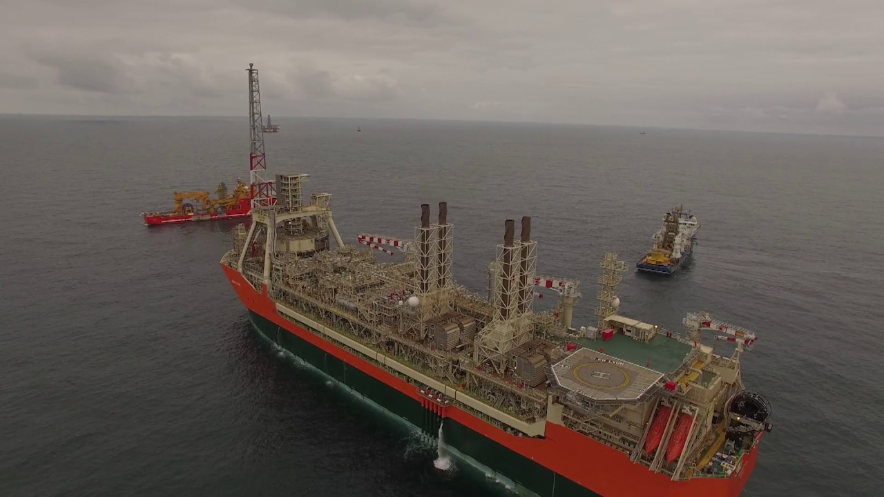 A drone's eye view of the Glen Lyon FPSO