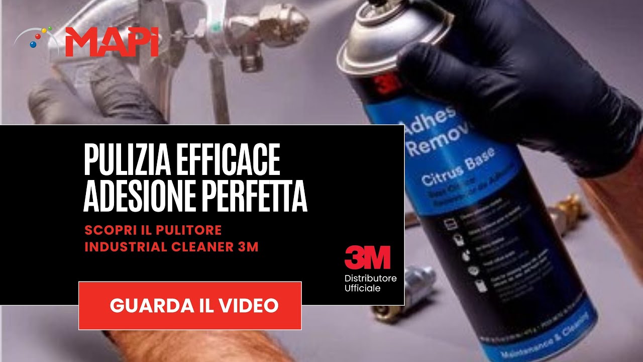 Pulizia Efficace, Adesione Perfetta: Scopri il Pulitore 3M Industrial Cleaner