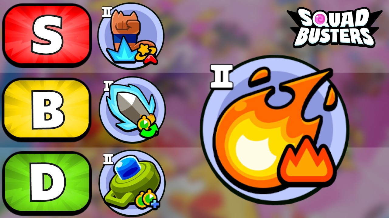 SQUAD BUSTERS ABILITY TIER LIST – Ranking ALL 33 Powers from WORST to BEST! 🔥🎯#SupercellCreator