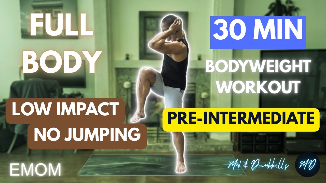 Build Strength Without Jumping! 30 Min Low Impact EMOM | Pre-Intermediate Follow Along